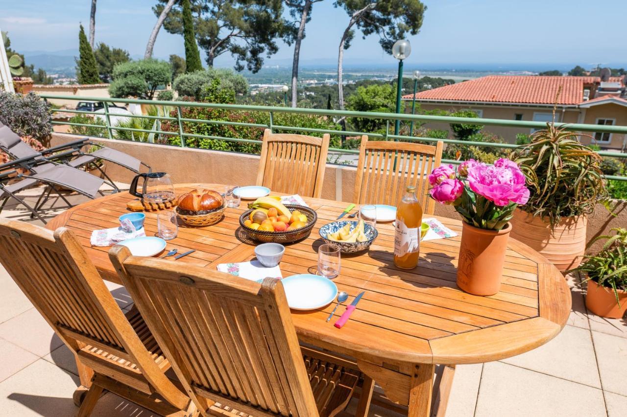 La Cle Vue Mer, Clim, Terrasse, Parking A Ιέρ Εξωτερικό φωτογραφία