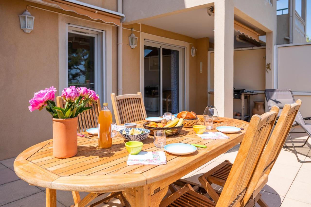 La Cle Vue Mer, Clim, Terrasse, Parking A Ιέρ Εξωτερικό φωτογραφία