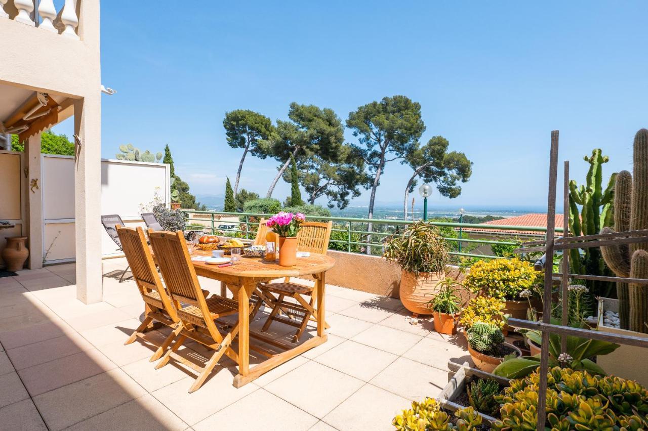 La Cle Vue Mer, Clim, Terrasse, Parking A Ιέρ Εξωτερικό φωτογραφία